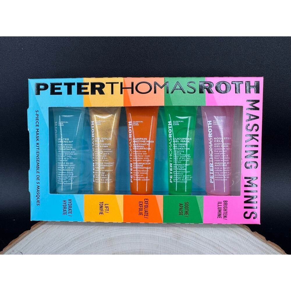 NEW Peter Thomas Roth Masking Minis 5 Piece Face Mask Gift Set Sealed